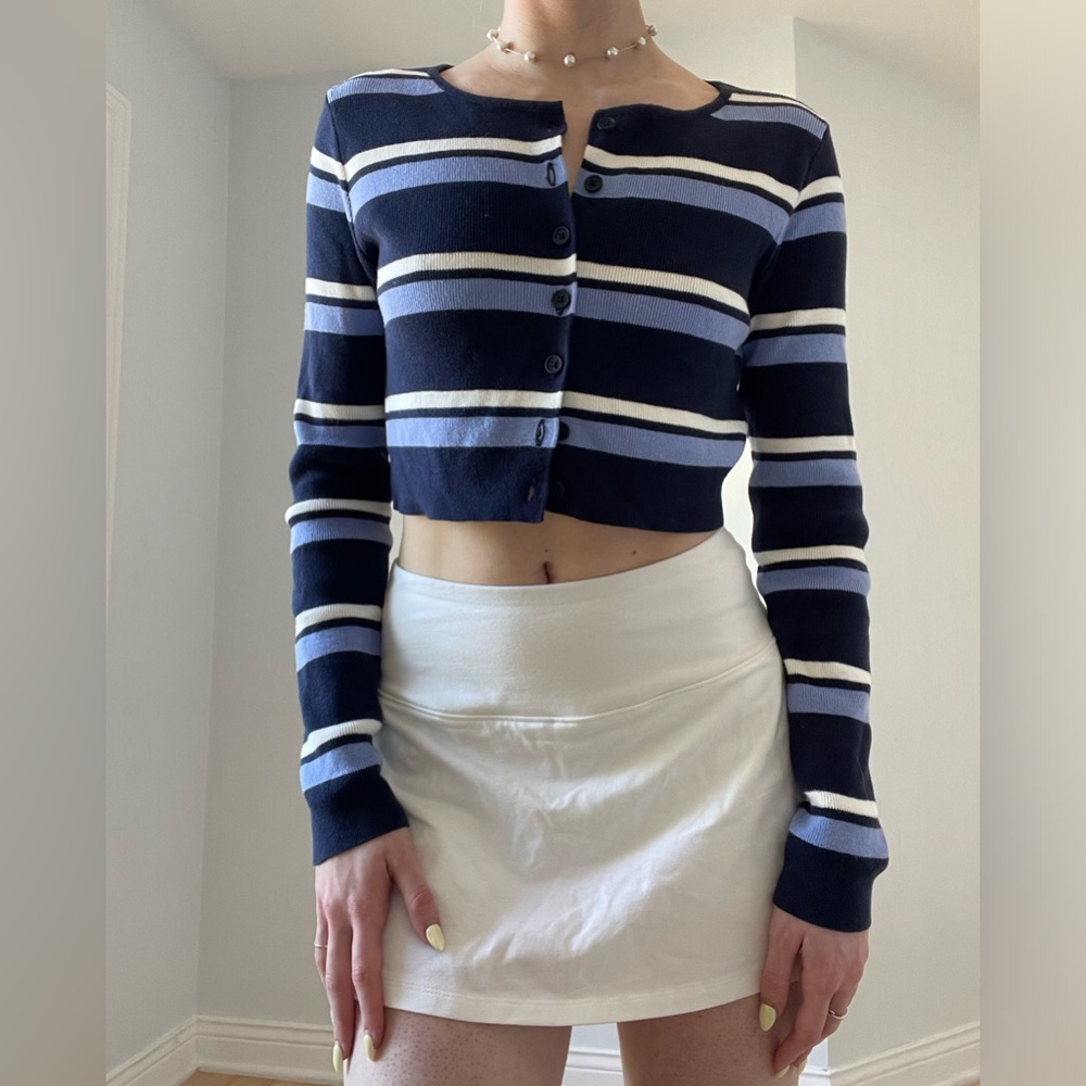 Brandy Melville Sweater | Color: Blue & White | Size: S